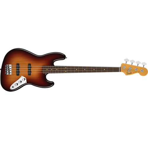 UPC 717669010386 product image for Jaco Pastorius Jazz Bass Fretless w/case 3-Color Sunburst | upcitemdb.com