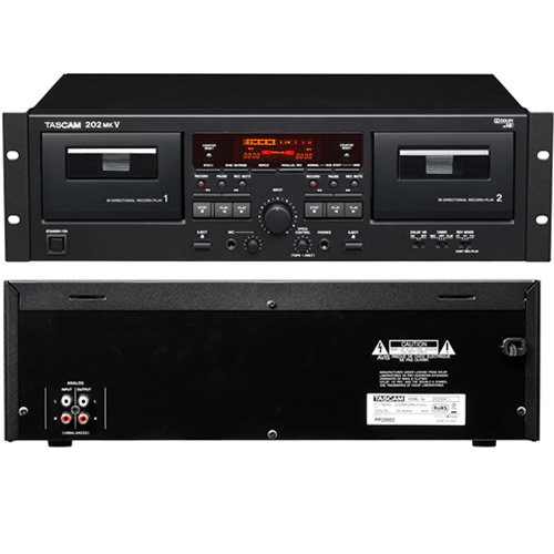Tascam 202mkV 3RU Dual Cassette Recorder/Player #202 MKV at Sears.com