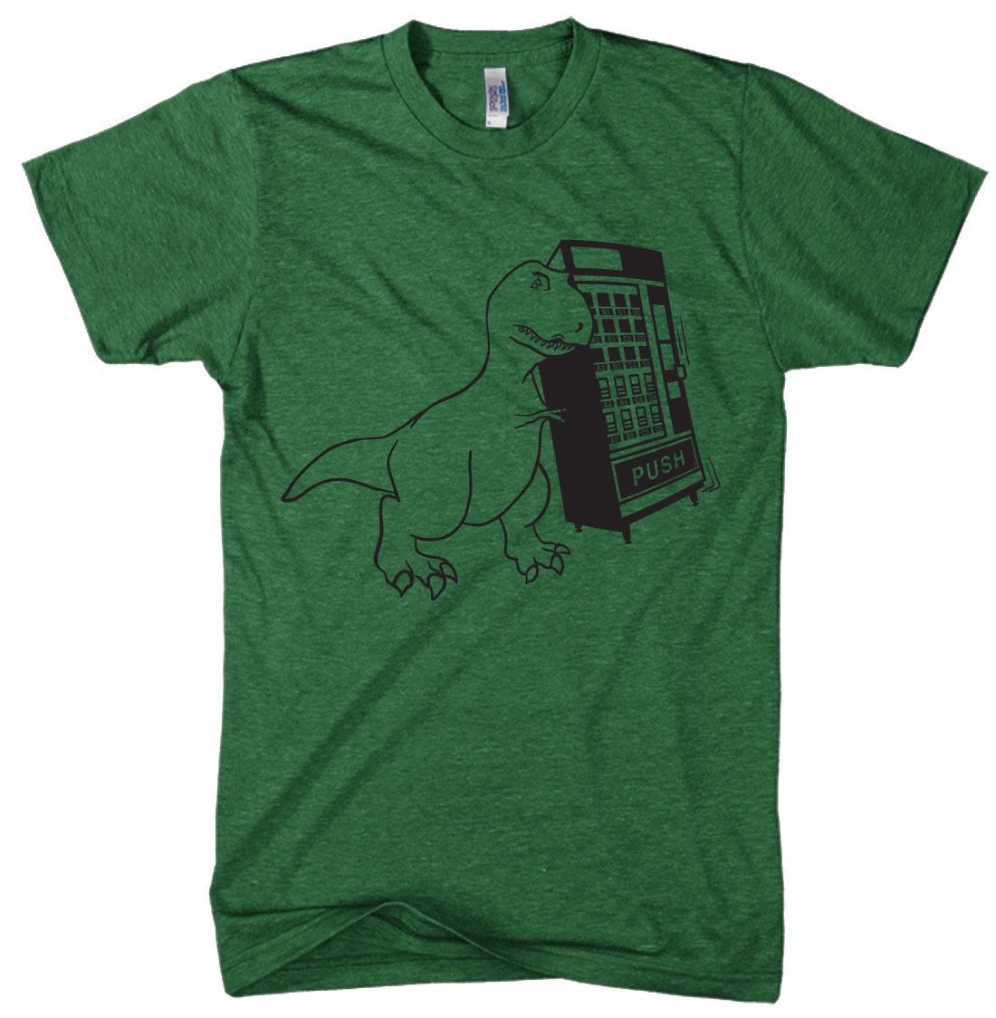 Crazy Dog Tshirts T-Rex Hates Vending Machines t shirt funny trex shirt classic dinosaur tee at Sears.com