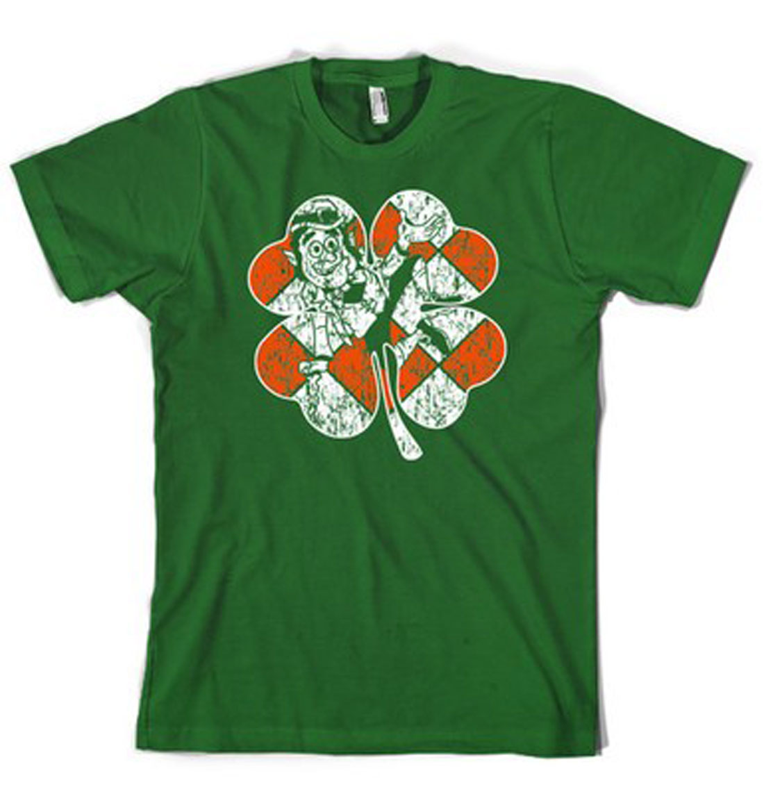 Crazy Dog Tshirts Argyle Leprechaun T Shirt funny leprechaun St. Patrick's Day shirt at Sears.com