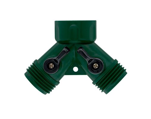 Orbit Plastic Hose Y For Spigot Faucet Watering Shut-Off, Garden Hoses Splitter at Sears.com