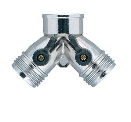 Orbit Metal Hose Y & Water Faucet Shut Off Valves, Hose Splitter Manifold 58061N at Sears.com