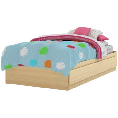 Iconic Step One Twin Size Mates Platform Bed Frame in Natural Maple Finish at Sears.com