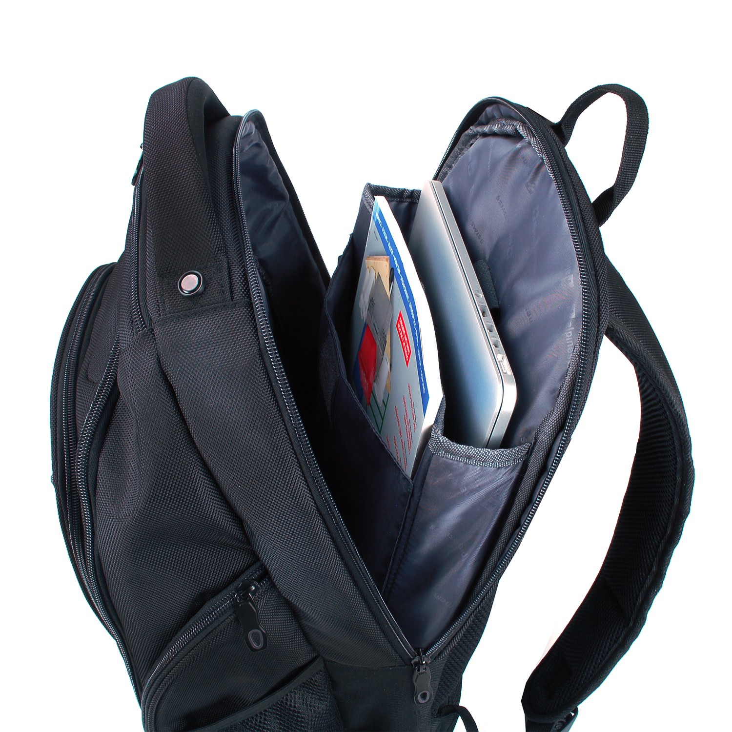 Alpine Swiss 15.6" Laptop Backpack Book Bag Notebook Case Computer Back Pack NEW