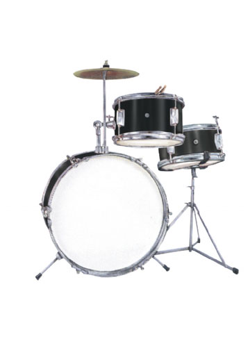 Excel 3 Piece Junior Child Drum Set Kid's kit Black DBJ30-7 at Sears.com