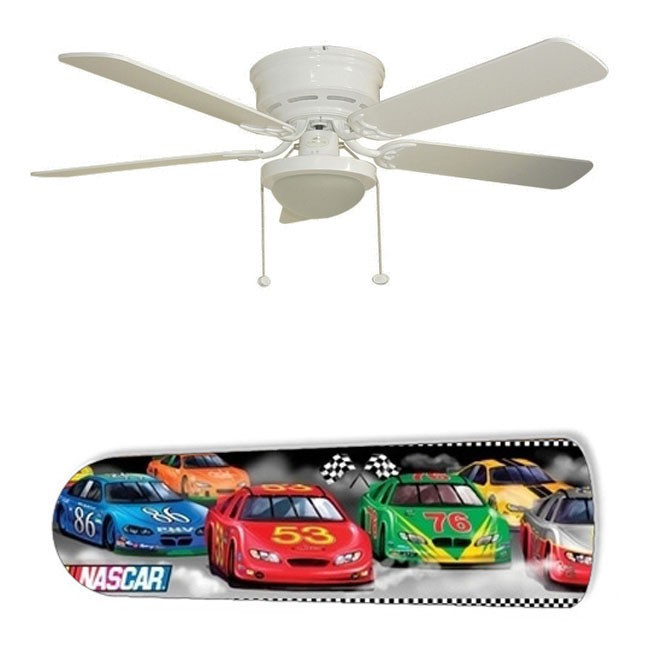 Silver Springs NASCAR Race Car 52" Ceiling Fan with Lamp at Sears.com