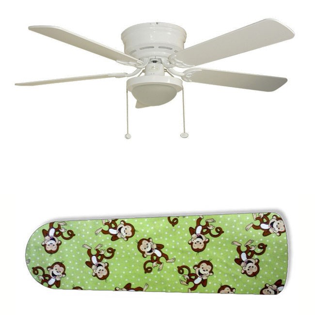 Silver Springs Green Monkey Business Monkeys 52" Ceiling Fan with Lamp at Sears.com