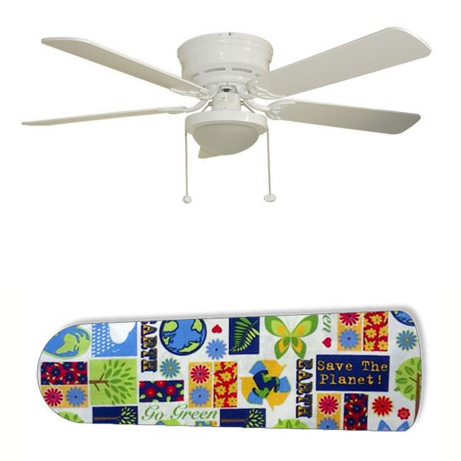 Silver Springs Love the Planet Environmental Care 52" Ceiling Fan with Lamp at Sears.com