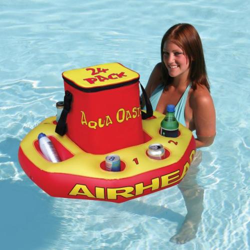 Airhead Aqua Oasis 24 Can Flaoting Beverage Ice Cooler - River Tubing & Pools Airhead Aqua Oasis 24 Can Flaoting Beverage Ice Cooler - River Tubing & Pools