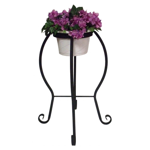 Very Cool Stuff 26" Contemporary Home & Garden Globe / Plant Stand - Matte Black at Sears.com