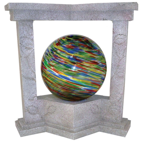 Very Cool Stuff 18" Contemporary Lawn & Garden Roman Arch Gazing Globe Holder - Sand at Sears.com