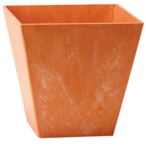 NOVELTY MANUFACTURING CO 16"  Lawn & Garden Square Ella Terra Cotta Flower Planter at Sears.com