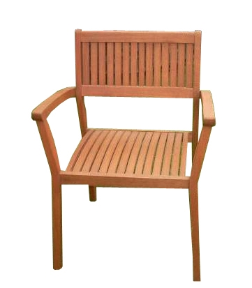 Vifah Outdoor Patio & Garden Stackable Dining Chair w/ Slats - Set Of 4 at Sears.com