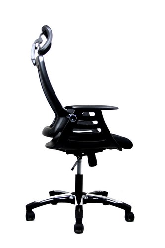 Techni Mobili Rolling Executive High Back Desk Chair with Headrest Techni Mobili Rolling Executive High Back Desk Chair with Headrest