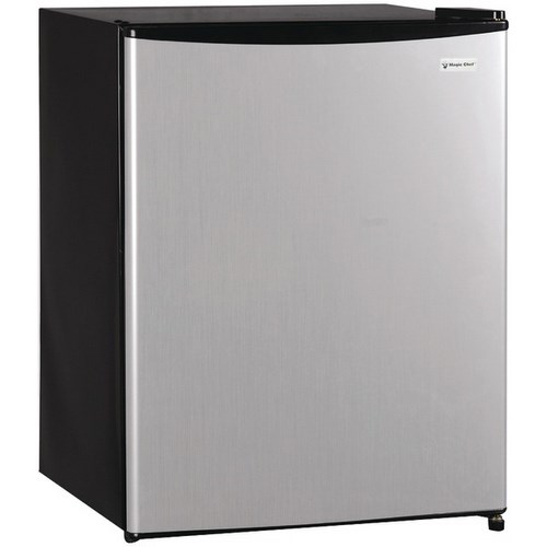 Magic Chef 2.4 cf Mini Refrigerator w/ Freezer - Stainless Steel Magic Chef 2.4 cf Mini Refrigerator w/ Freezer - Stainless Steel