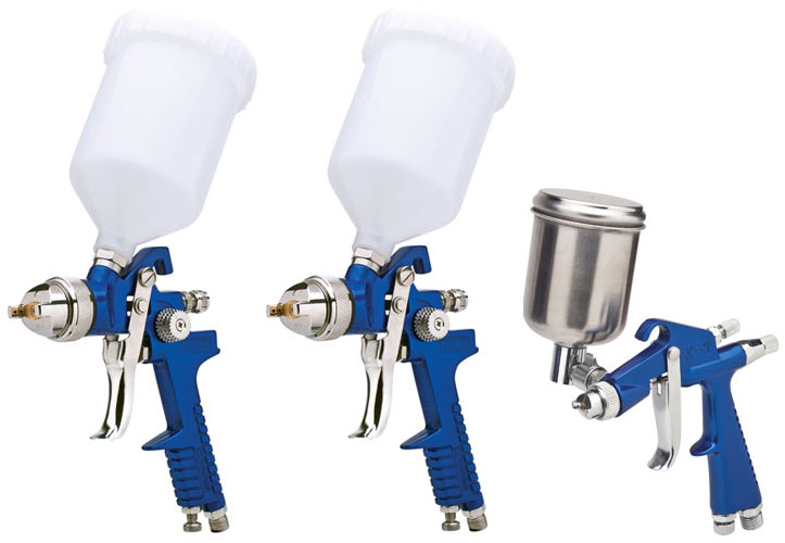 EASTWOOD HVLP Car Spray Paint & Primer 3 Gun Kit 1.4mm, 1.8mm and 0.6 Nozzles at Sears.com