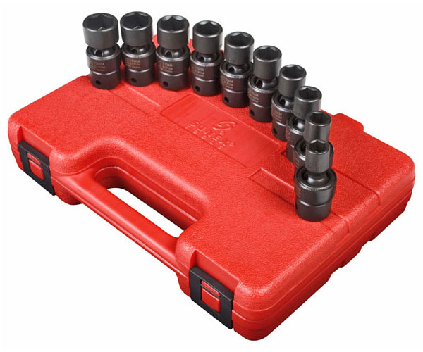 Sunex 3657 Universal Joint Impact Sockets Metric 3/8" Drive 10 Piece Tool Set at Sears.com