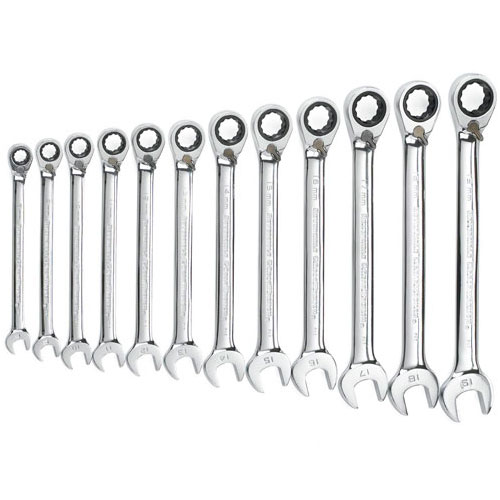 GearWrench 9620 12 Piece Metric Reversible Combo Ratchet Wrench Set at Sears.com