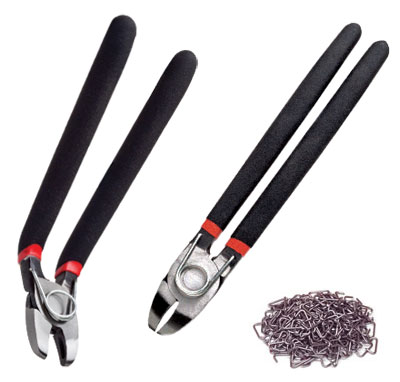 EASTWOOD Master Upholstery Pliers Kit with 300 Hog Rings at Sears.com