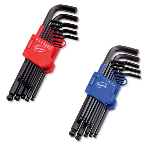 EASTWOOD 26 Piece Metric and SAE Long Arm Ball Point Hex Key Wrench Set EASTWOOD 26 Piece Metric and SAE Long Arm Ball Point Hex Key Wrench Set