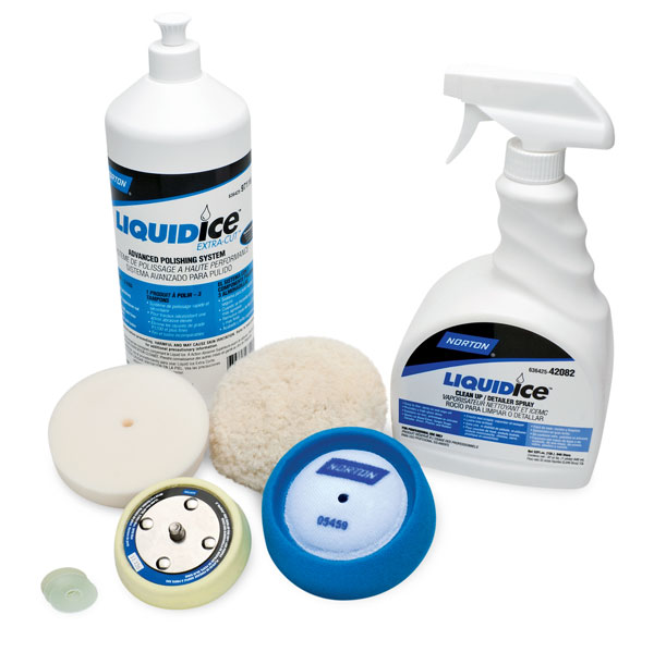 Norton 3 inch Complete Liquid Ice Polishing Buffing Finishing System