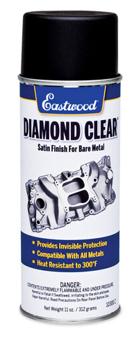 Diamond Clear Satin Finish Bare Metal 12oz 12/Cans