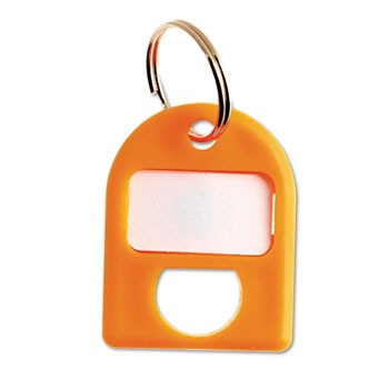 Carl Mfg. Usa Inc. Replacement Key Tags, 3/4 x 1, Plastic, Yellow, 8/Pack at Sears.com