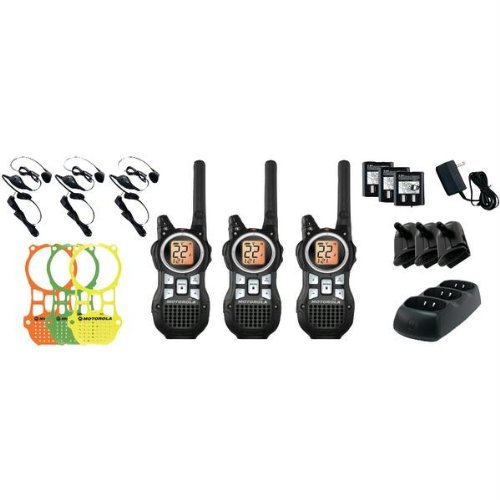 GIANT-MOTOROLA MR350R TRIPLE PACK 2-WAY RADIOS 35 MILES BLK NIMH CHARGER - GIANT-MOTOROLA - MR350TPR at Sears.com