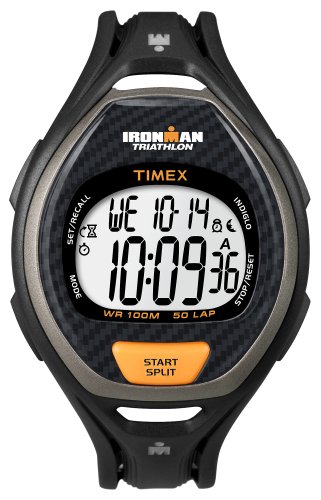 Timex Ironman 50 Lap Men's Digital Watch Black/Orange - Timex - T5K335 at Sears.com