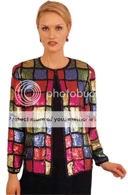 The Evening Store Great fully squined and beaded long jacket Mother of the Bride Groom evening Plus Sizes Only at Sears.com