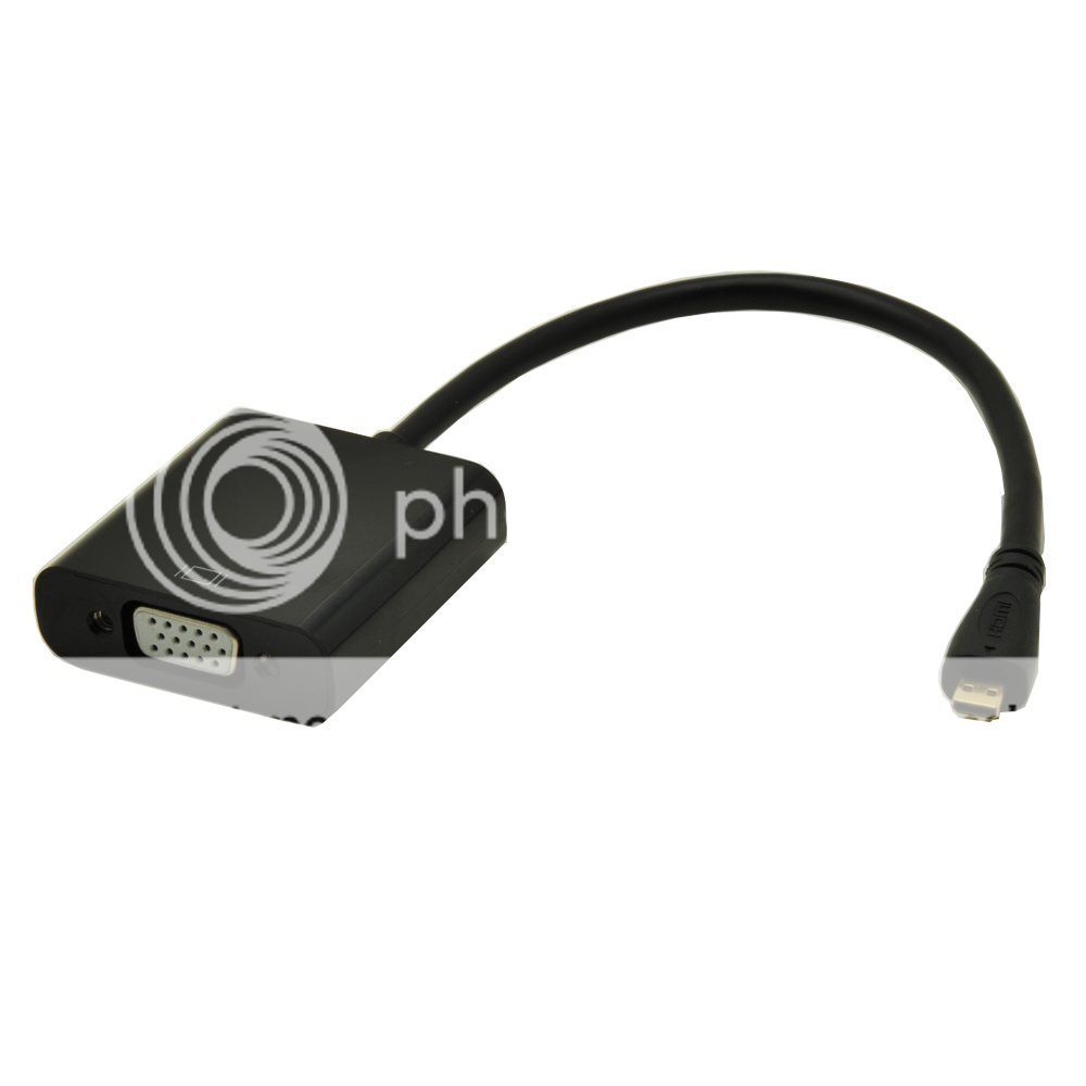 Patazon Mini HDMI to VGA Cable Adapter for PC Monitor Projector at Sears.com