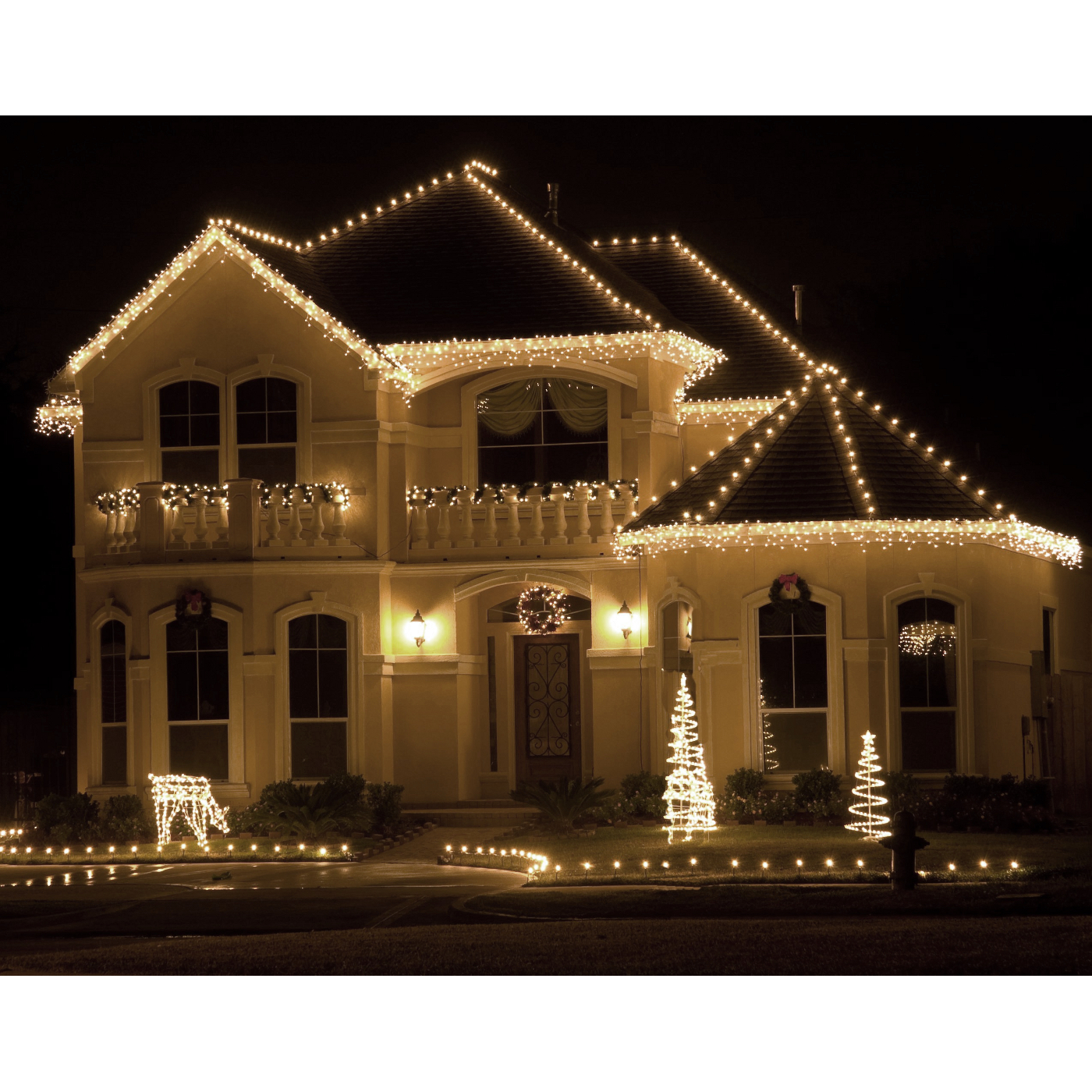 ABI 100-Count LED Christmas Light for Indoor / Outdoor Decoration (Warm White)