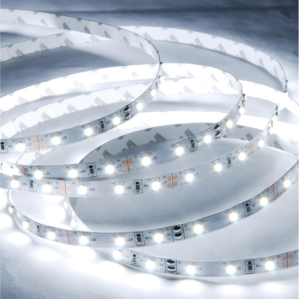 ABI Cool White Flexible LED Strip Light, 300 LEDs, 5 Meters / 16.4 FT Spool, 12VDC (Adapter Not Included)