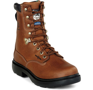 GEORGIA G8503 8" WP CC Boots Work Shoes Brown Mens SZ Wide at Sears.com