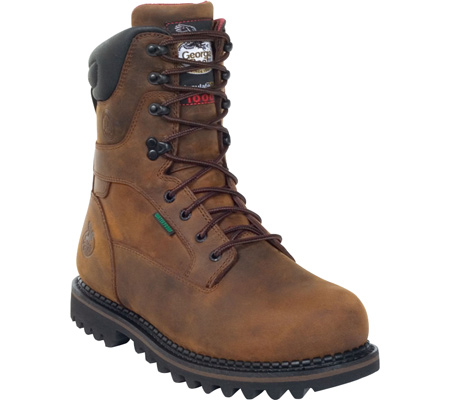 GEORGIA G8162 8" Arctic Toe Boot Work Shoe Brown Men SZ Wide at Sears.com