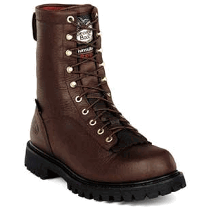 GEORGIA G8043 8" WP GTX Ins LH Logger Boot Brown Men SZ Wide at Sears.com