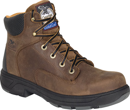 GEORGIA G6654 6" FLX CMPTOE Boot Work Shoe Brown Men SZ Wide at Sears.com