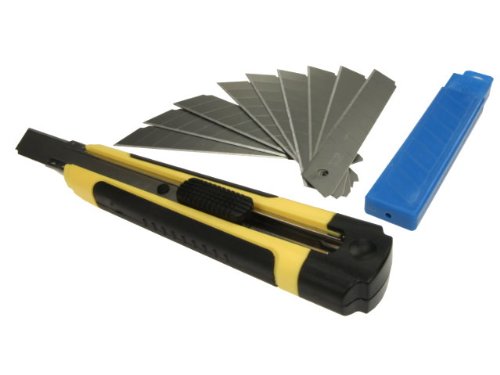 SDI Corp SDI-5431 Snap-off Utility Knife with 12 Set of Sk2+cr Blades, 18mm Heavy Duty Rubber Grip Cutter for Right or Left Handed User at Sears.com