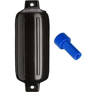 Polyform U.S. Polyform G-6 Twin Eye Fender 10.5 x 30 - Black w/Air Adapter at Sears.com
