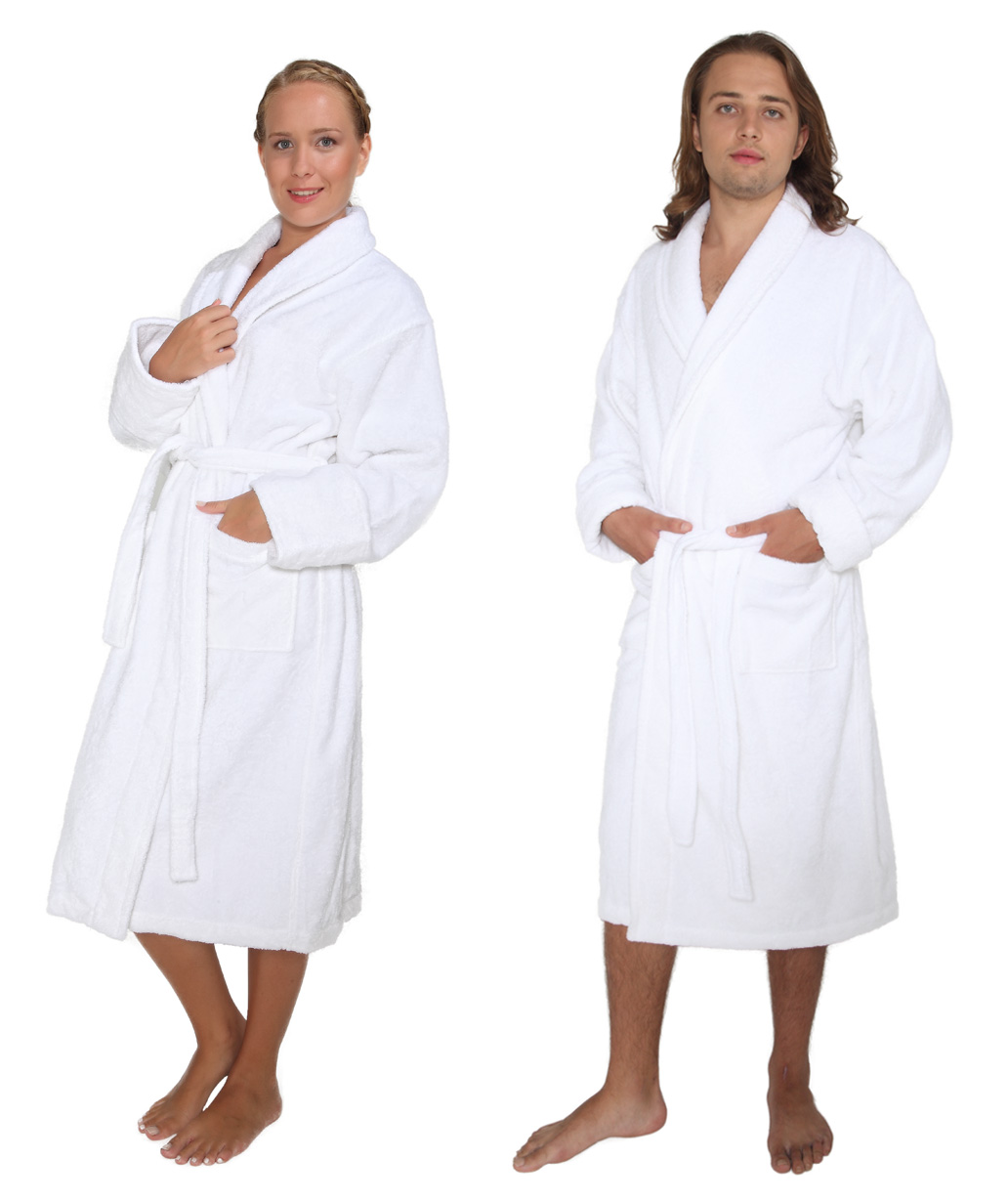 ARUS Womens and Mens High Grade Turkish Terry Cotton Bathrobe at Sears.com