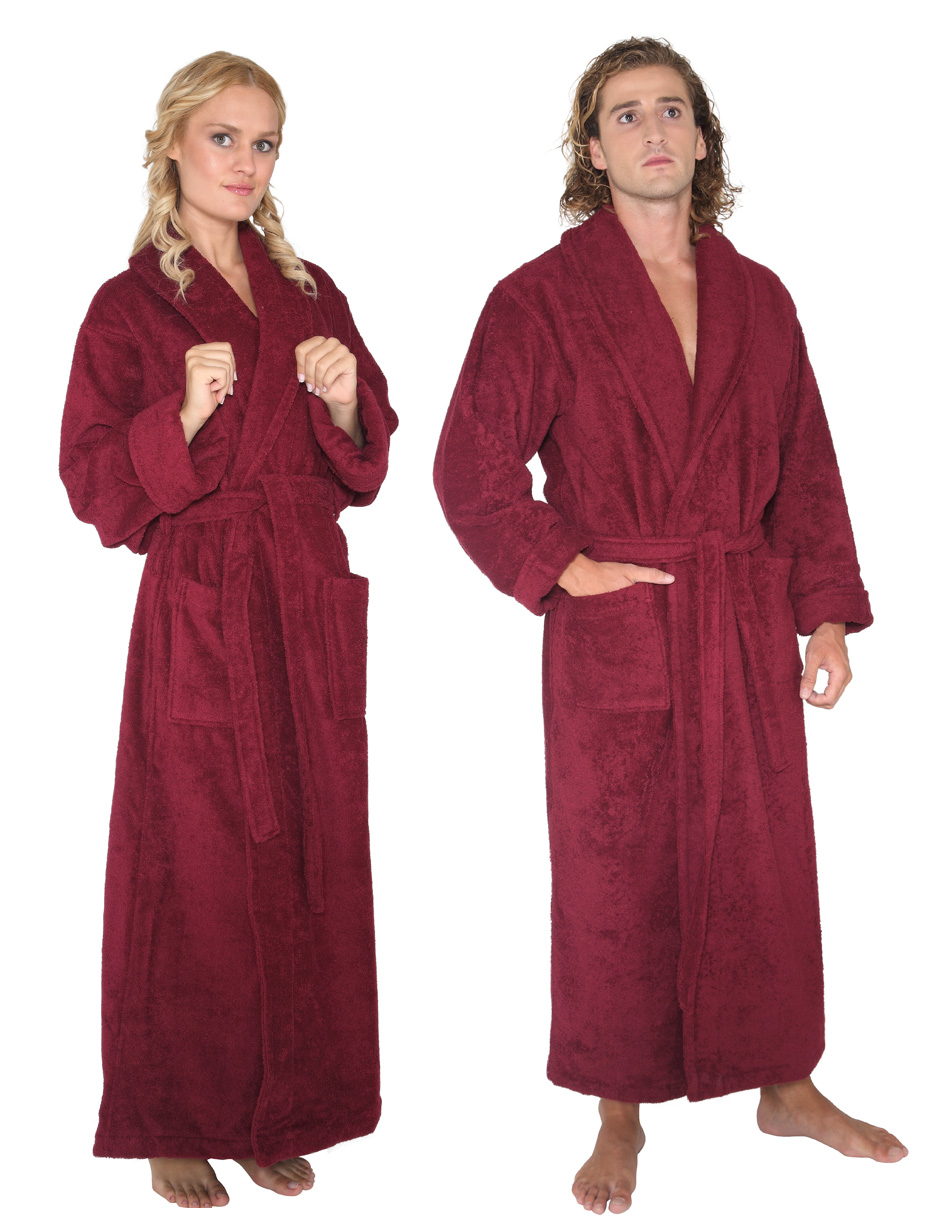 ARUS Womens and Mens High Grade Turkish Terry Cotton Full Length Bathrobe at Sears.com