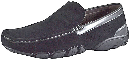 Amali Men's 10728-000 Black Suede Casuals Amali Men's 10728-000 Black Suede Casuals