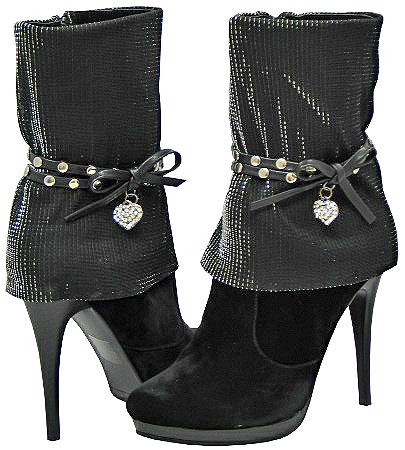 Italina Women's Myra Black Ankle Boots at Sears.com