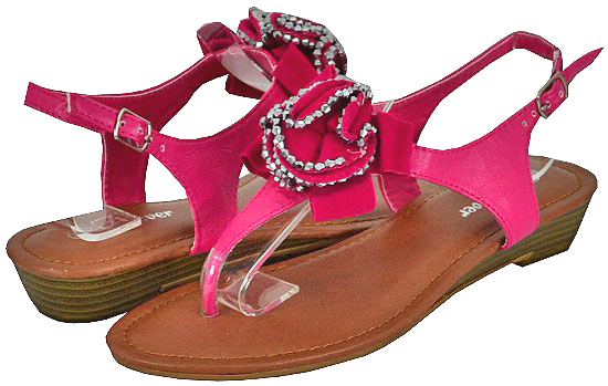 Forever Women's Fuchsia Flat Sandals Forever Women's Fuchsia Flat Sandals