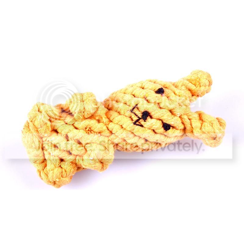 Favorite Dog Cotton Rope Toy- Yellow Bear Default at Sears.com