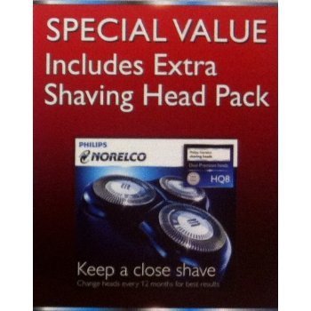 Philips Norelco AT880 Aquatec PowerTouch Rechargeable Cordless Razor, Gray/Silver/Black w/BONUS Philips HQ8 SHAVING HEAD PACK at Sears.com