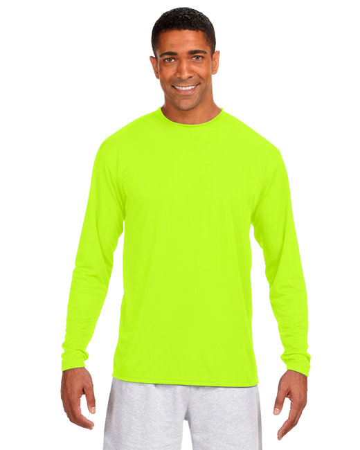 A4 Long Sleeve Cooling Performance Crew Shirt