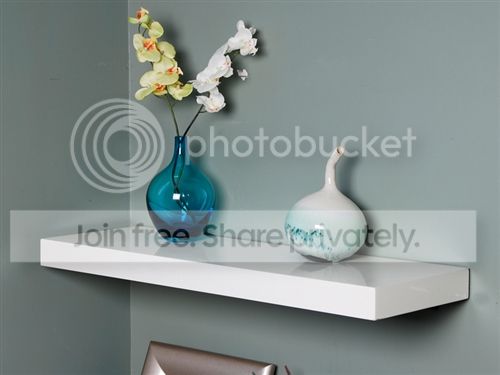 Welland Floating Wall Shelf Wood Display Shelving (White, 24 inch) at Sears.com