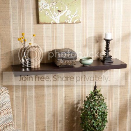Welland Floating Wall Shelf Wood Display Shelving (Espresso, 60 inch) at Sears.com