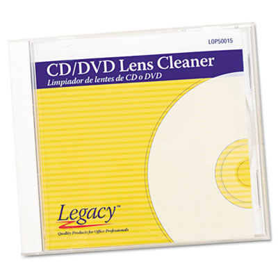 Legacy CD/DVD Lens Cleaner, Wipes, White at Sears.com